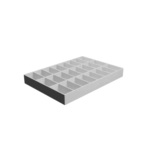 fichier STL Boîte multi-compartiments : 24 compartiments de 47×24×22 mm