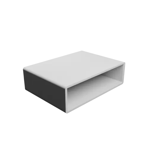 Small parts organizer with 1 drawer 61×14×44 mm STL 3D file, thickness: 2 mm