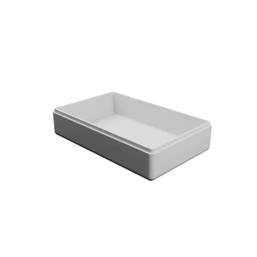 modèle 3D STL boîte rectangulaire avec couvercle - 160×100×40 mm, paroi 4 mm