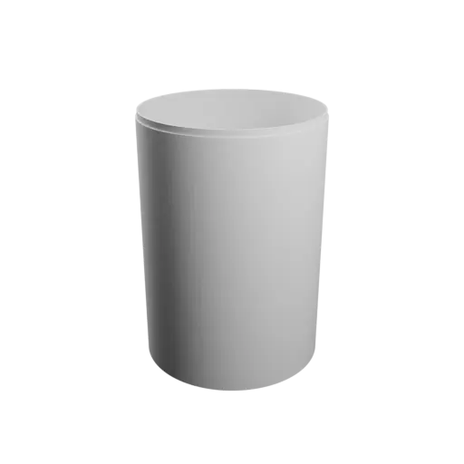 Round box with lid STL 3D file ⌀ 140 mm - Height: 200 mm, Shell: 2 mm