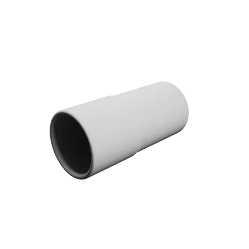 Tubing adapter STL file ⌀ 45–43 mm (Length: 95 mm)