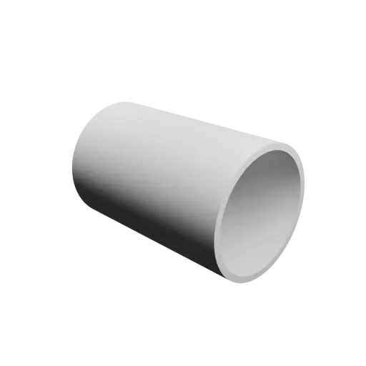 fichier 3D STL tube cylindrique Ø ext. 55 mm, Ø int. 49.5 mm, longueur 85 mm