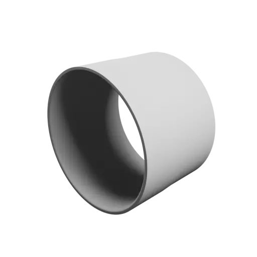 Tubing adapter STL file ⌀ 103–102 mm (Length: 72 mm)
