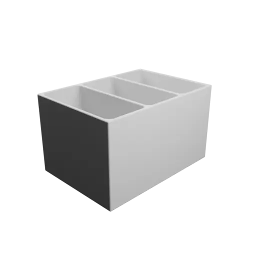 fichier 3D STL Boîte multi-compartiments : 3 compartiments de 65×30×55 mm