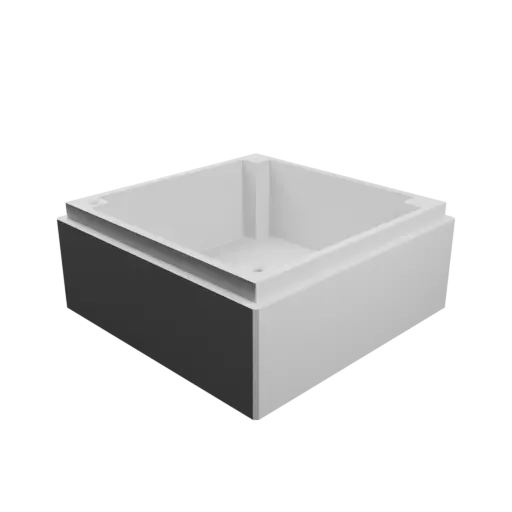 fichier STL Boîtier avec couvercle vissé : 86×86×40 mm (avec aération sur le couvercle)
