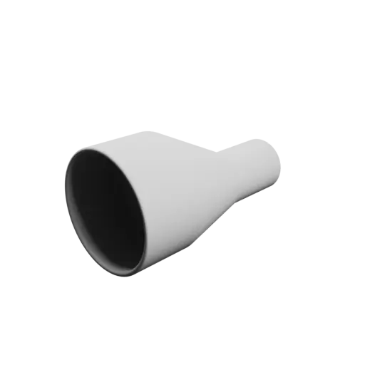 3D Model Tubing adapter STL 3D file ⌀&nbsp;54–25&nbsp;mm (Length: 90&nbsp;mm)