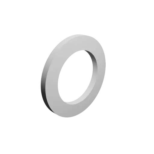 fichier 3D STL Joint plat / Rondelle ⌀int: 100 mm ⌀ext: 150 mm épaisseur: 12 mm + filets