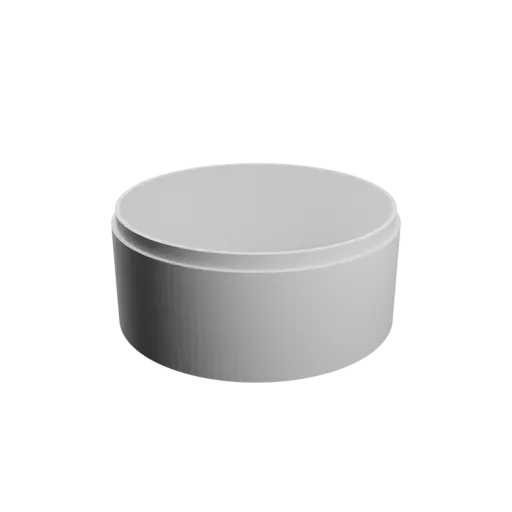 Round box with lid STL 3D file ⌀ 100 mm - Height: 45 mm, Shell: 3 mm