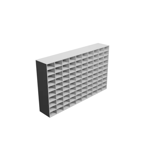fichier STL Casier de rangement 100 tiroirs 50×30×100 mm, épaisseur: 3 mm