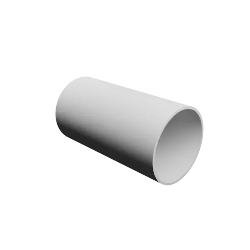 fichier STL tube creux Ø ext. 80 mm, Ø int. 75 mm, longueur 150 mm