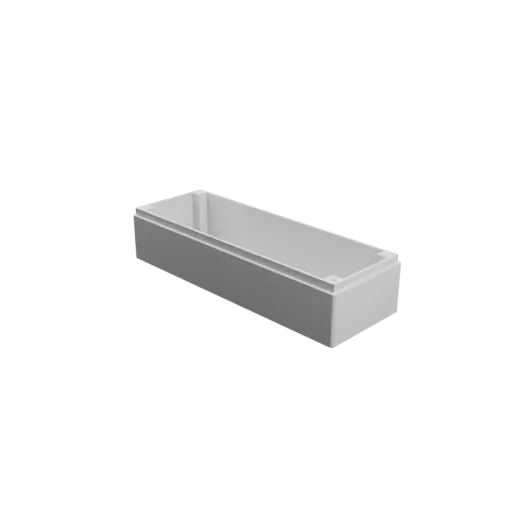 Enclosure with screw-mounted lid STL file: 173×60×43 mm (with ventilation on the lid and under the enclosure)