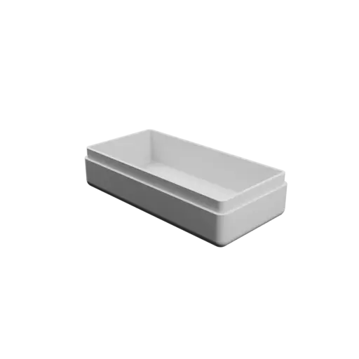 fichier 3D STL boîte rectangulaire avec couvercle - 70×35×20 mm, paroi 2 mm