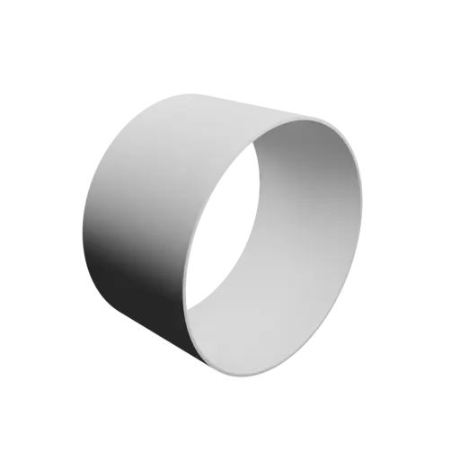 fichier 3D STL tube cylindrique Ø ext. 87 mm, Ø int. 85 mm, longueur 50 mm