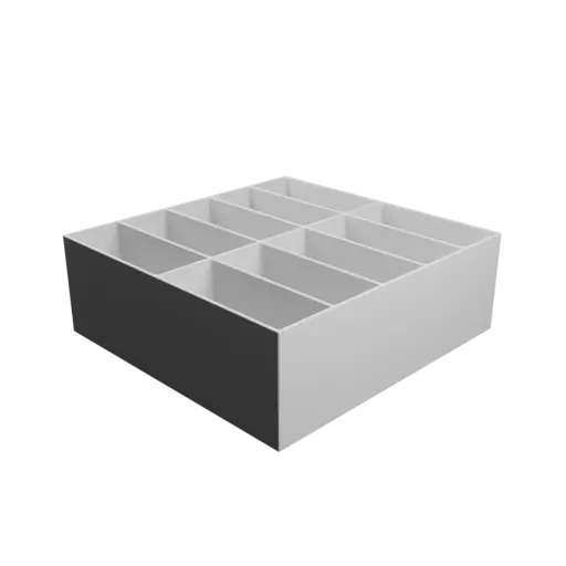 fichier STL Boîte multi-compartiments : 10 compartiments de 100×40×70 mm
