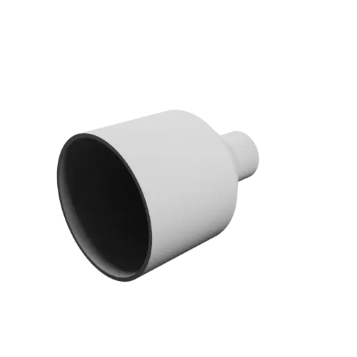 Tubing adapter STL file ⌀ 77–31 mm (Length: 110 mm)