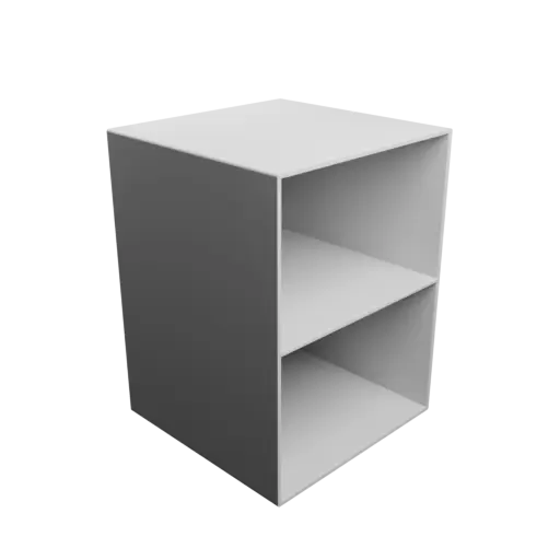 fichier STL Casier de rangement 2 tiroirs 150×100×150 mm, épaisseur: 3 mm