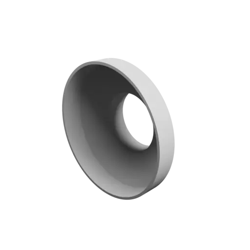 Tubing adapter STL file ⌀ 99–49 mm (Length: 40 mm)