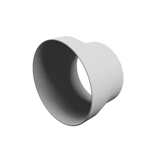 fichier STL Adaptateur de tuyau ⌀ 129-100 mm (Longueur : 75 mm)