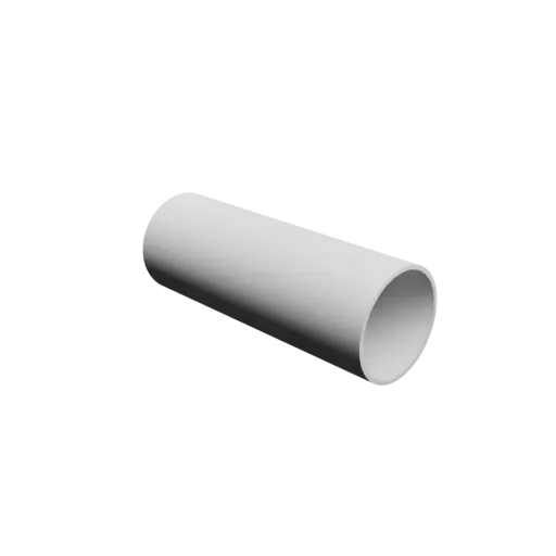 3D Model Hollow tube STL 3D file OD 94&nbsp;mm, ID 87&nbsp;mm, length 256&nbsp;mm