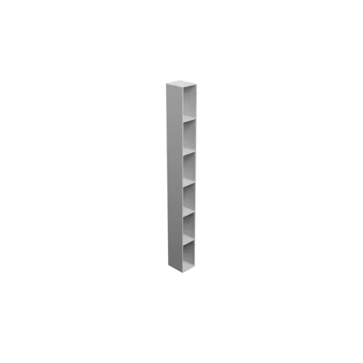 fichier STL Casier de rangement 6 tiroirs 40×80×50 mm, épaisseur: 2 mm
