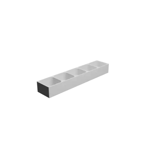 fichier STL Boîte multi-compartiments : 5 compartiments de 45×45×28 mm
