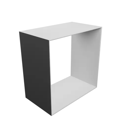 modèle 3D STL Adaptateur de tube rectangulaire 150x150mm vers 150x150mm - transition: 20mm