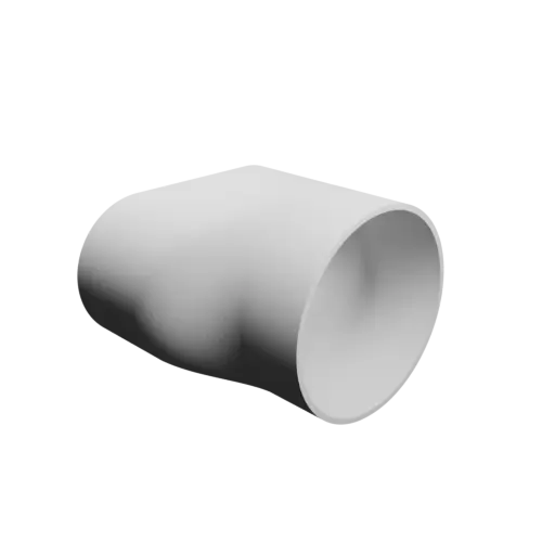 fichier STL Durite 106x52mm vers 72x71mm - transition: 32mm