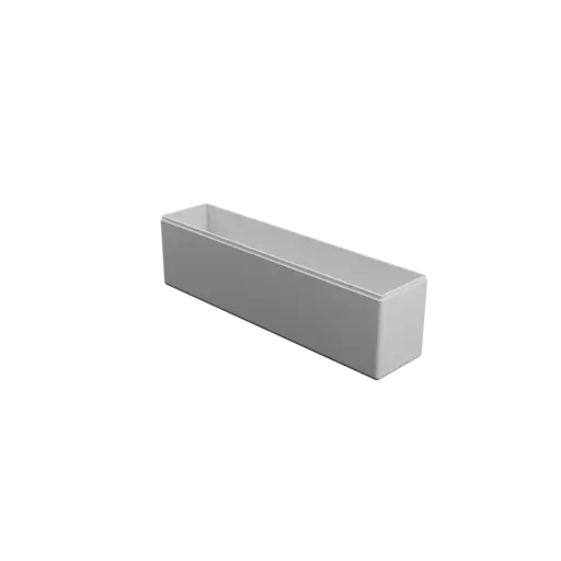 fichier STL boîte rectangulaire avec couvercle - 300×66×85 mm, paroi 3 mm