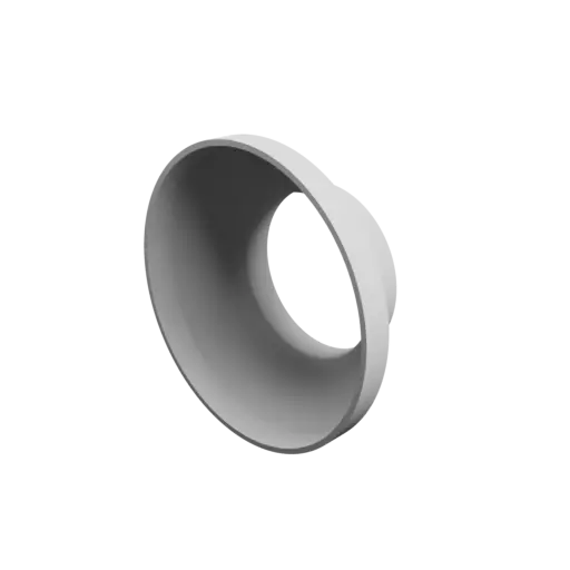 Tubing adapter STL 3D file ⌀ 104–63 mm (Length: 40 mm)