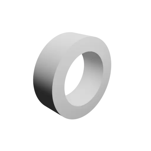 fichier 3D STL tube creux Ø ext. 60 mm, Ø int. 40 mm, longueur 20 mm