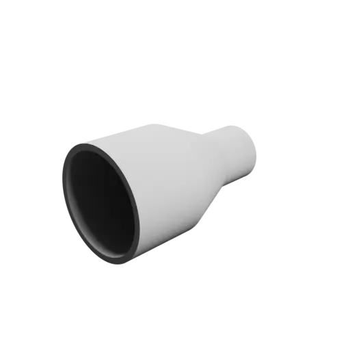 Tube adapter STL file ⌀ 35–19 mm (Length: 60 mm)