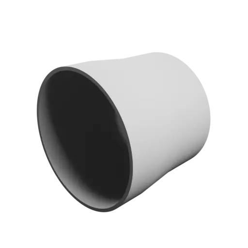 fichier STL Raccord de tuyau ⌀ 158-148 mm (Longueur : 135 mm)