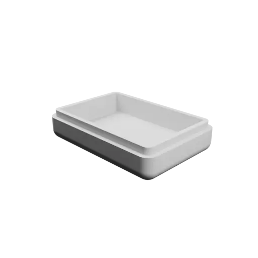 fichier STL boîte rectangulaire avec couvercle - 80×55×25 mm, paroi 5 mm