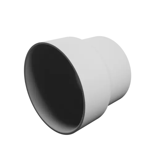 Tube adapter STL file ⌀ 69–60 mm (Length: 58 mm)