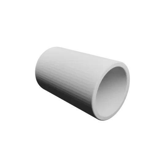 Pot STL file, inner: base Ø50 mm, top Ø55 mm, height 99 mm - wall thickness 6 mm