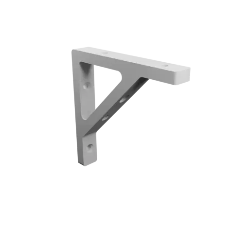 Support bracket 100×100 mm STL file, thickness 8 mm, hole diameter 5 mm