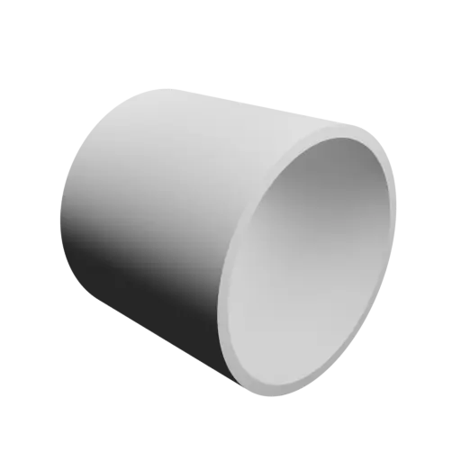 fichier 3D STL tube creux Ø ext. 22.5 mm, Ø int. 20.5 mm, longueur 20 mm
