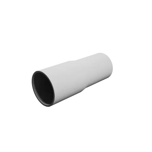 Tubing adapter STL 3D file ⌀ 44–40 mm (Length: 110 mm)