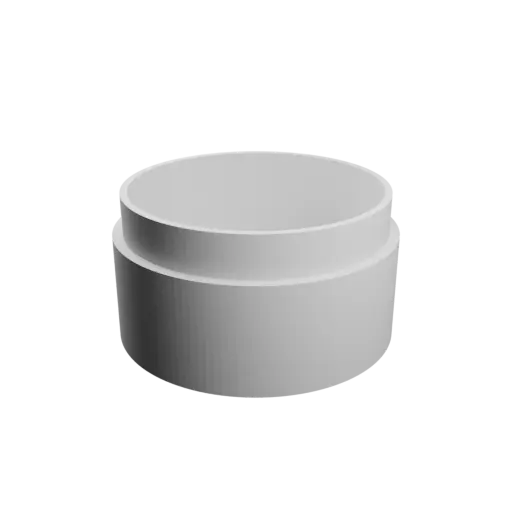 Round box with lid STL file ⌀ 34 mm - Height: 20 mm, Shell: 2 mm