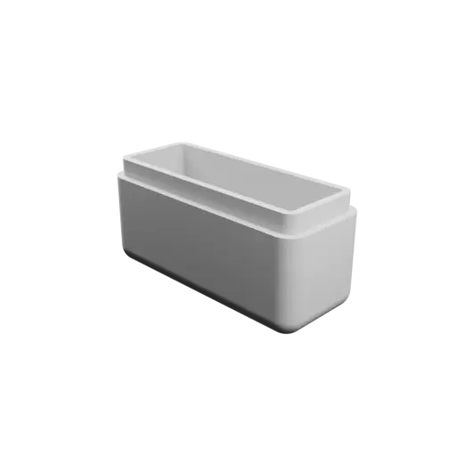 fichier STL boîte rectangulaire avec couvercle - 53×22×30 mm, paroi 3 mm