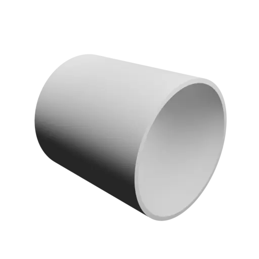 modèle 3D STL tube Ø ext. 25.8 mm, Ø int. 24.2 mm, longueur 28 mm