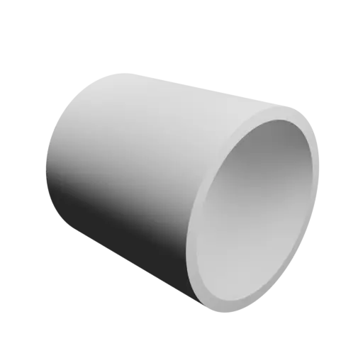 fichier 3D STL tube creux Ø ext. 26.6 mm, Ø int. 23.4 mm, longueur 28 mm