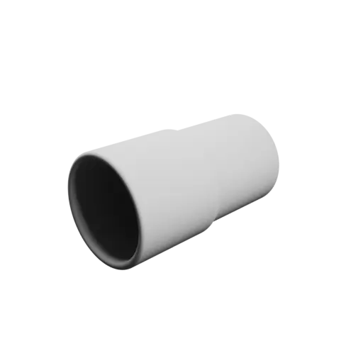 Tubing adapter STL file ⌀ 47–43 mm (Length: 85 mm)