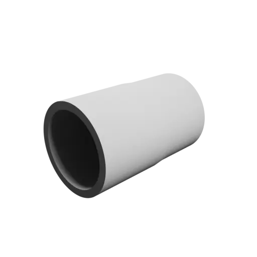 Tubing adapter STL 3D file ⌀ 35–34 mm (Length: 55 mm)