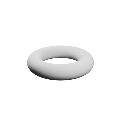 O-ring STL file ID 8 × CS 3 mm