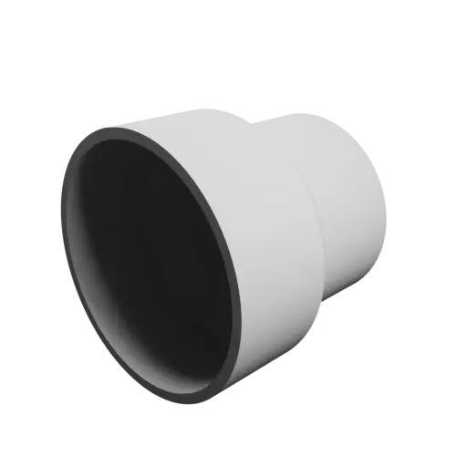 fichier 3D STL Adaptateur de tuyau ⌀ 100-80 mm (Longueur : 93 mm)