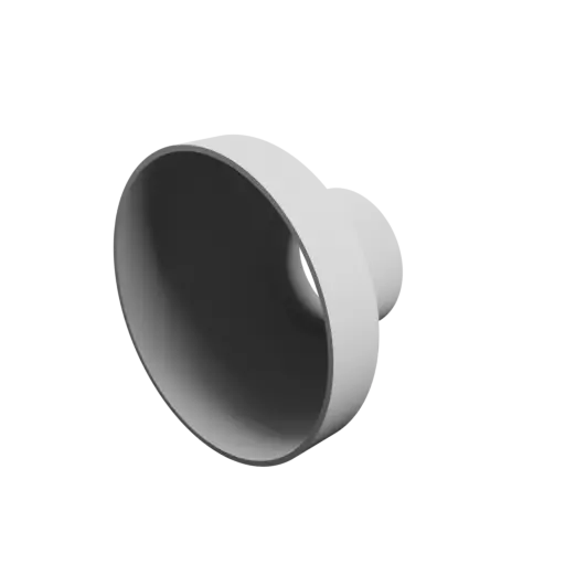 Tubing adapter STL 3D file ⌀ 160–80 mm (Length: 100 mm)