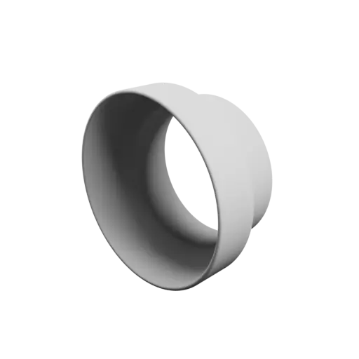 Tubing adapter STL 3D file ⌀ 88–70 mm (Length: 45 mm)