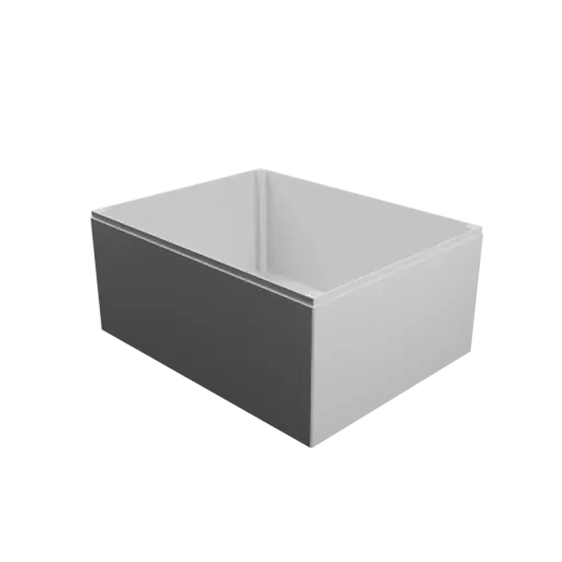 Enclosure with screw-mounted lid STL 3D file: 220×170×100 mm (with ventilation on the lid)