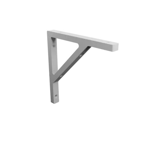 fichier STL Équerre 150×150 mm, Épaisseur 10 mm, Diamètre orifice 5 mm